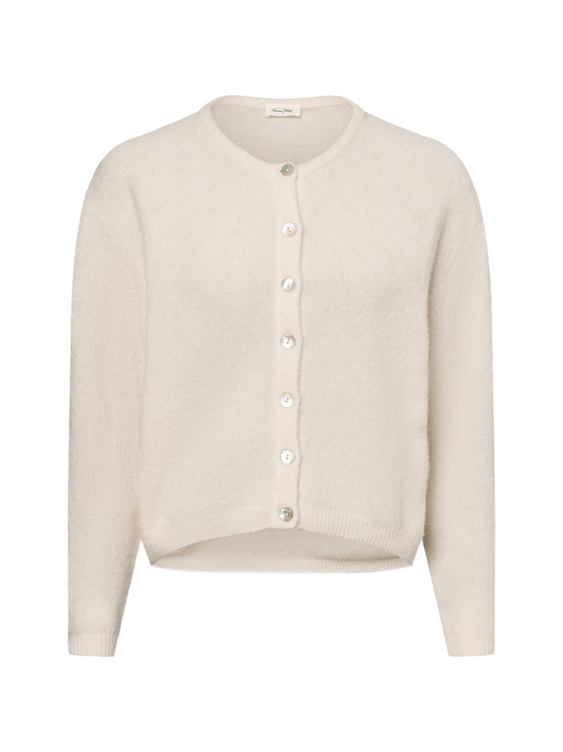Cardigan '  ' AMERICAN VINTAGE en blanc : devant