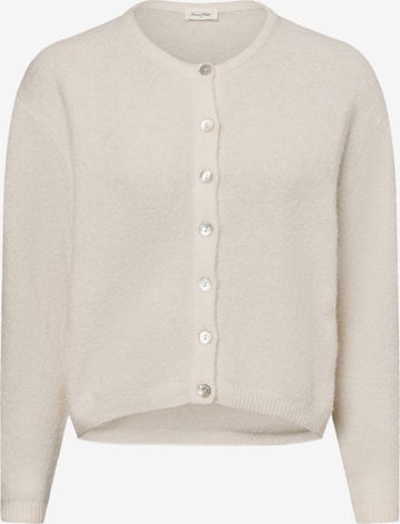 AMERICAN VINTAGE Gebreid vest ' ' in Wit: voorkant