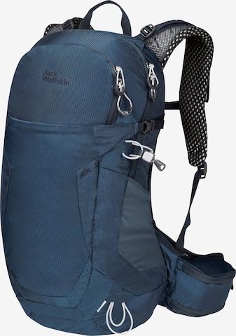 JACK WOLFSKIN Sports Backpack 'Crosstrail' in Blue: front