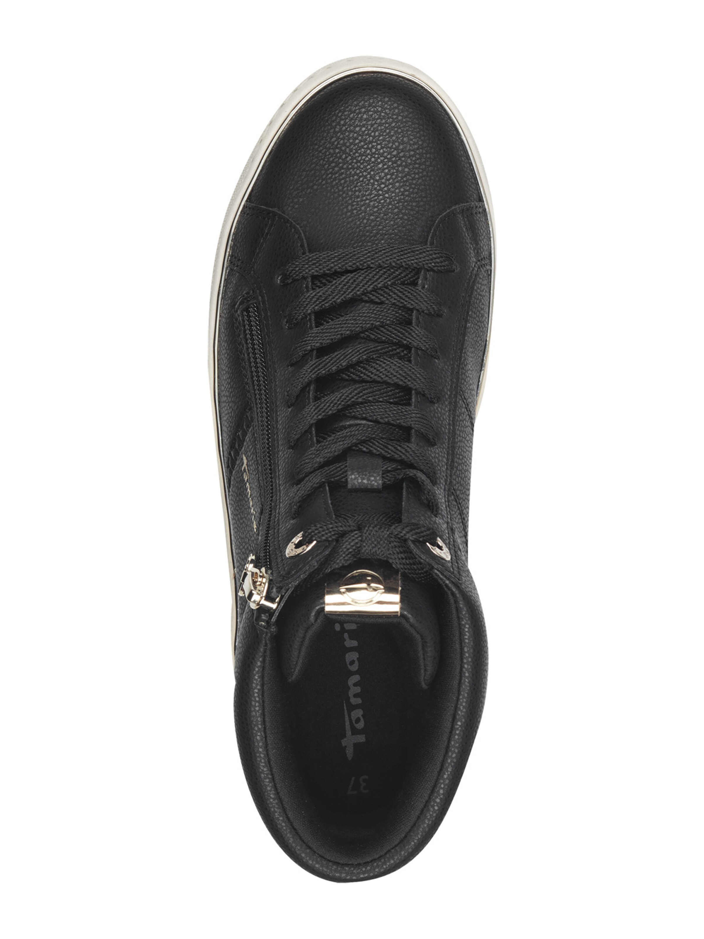 Baskets hautes Tamaris en noir