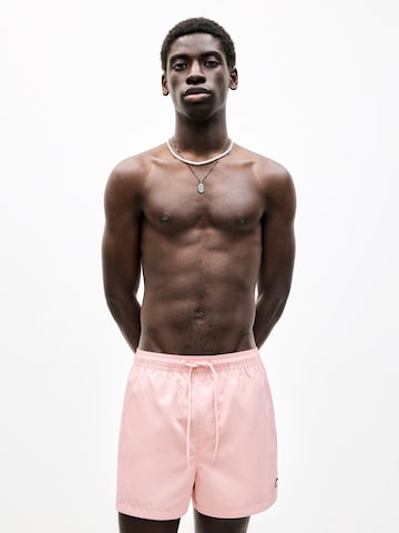 Pull&Bear Plavecké šortky – pink: přední strana