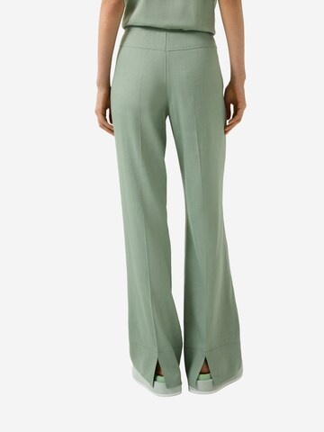 BOGNER Wide Leg Hose 'Rayen' in Grün