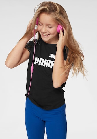 PUMA Shirt in Zwart: voorkant