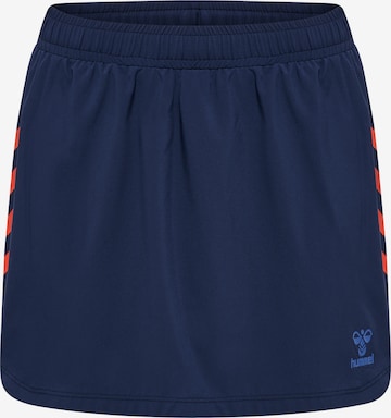 Hummel Athletic Skorts in Blue: front