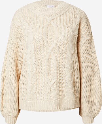 VILA Sweater 'Norila' in Beige: front