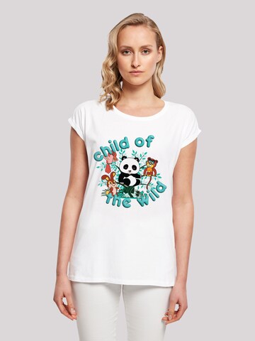 T-shirt 'Heroes of Childhood Tao Tao Child Of The Wild' F4NT4STIC en blanc : devant