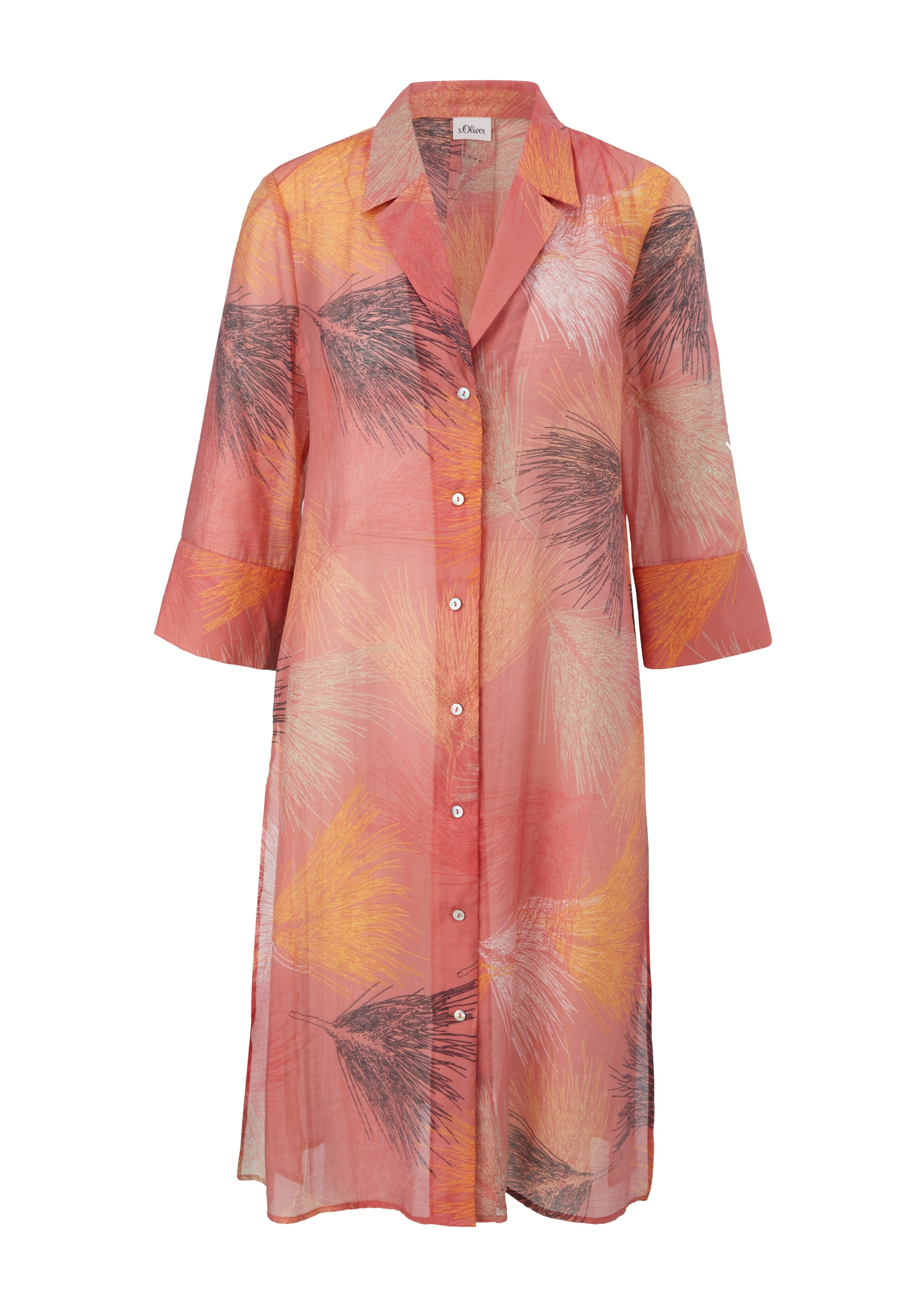 Chemisier s.Oliver BLACK LABEL en orange : devant