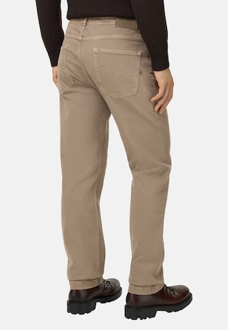 Coupe slim Jean Boggi Milano en marron