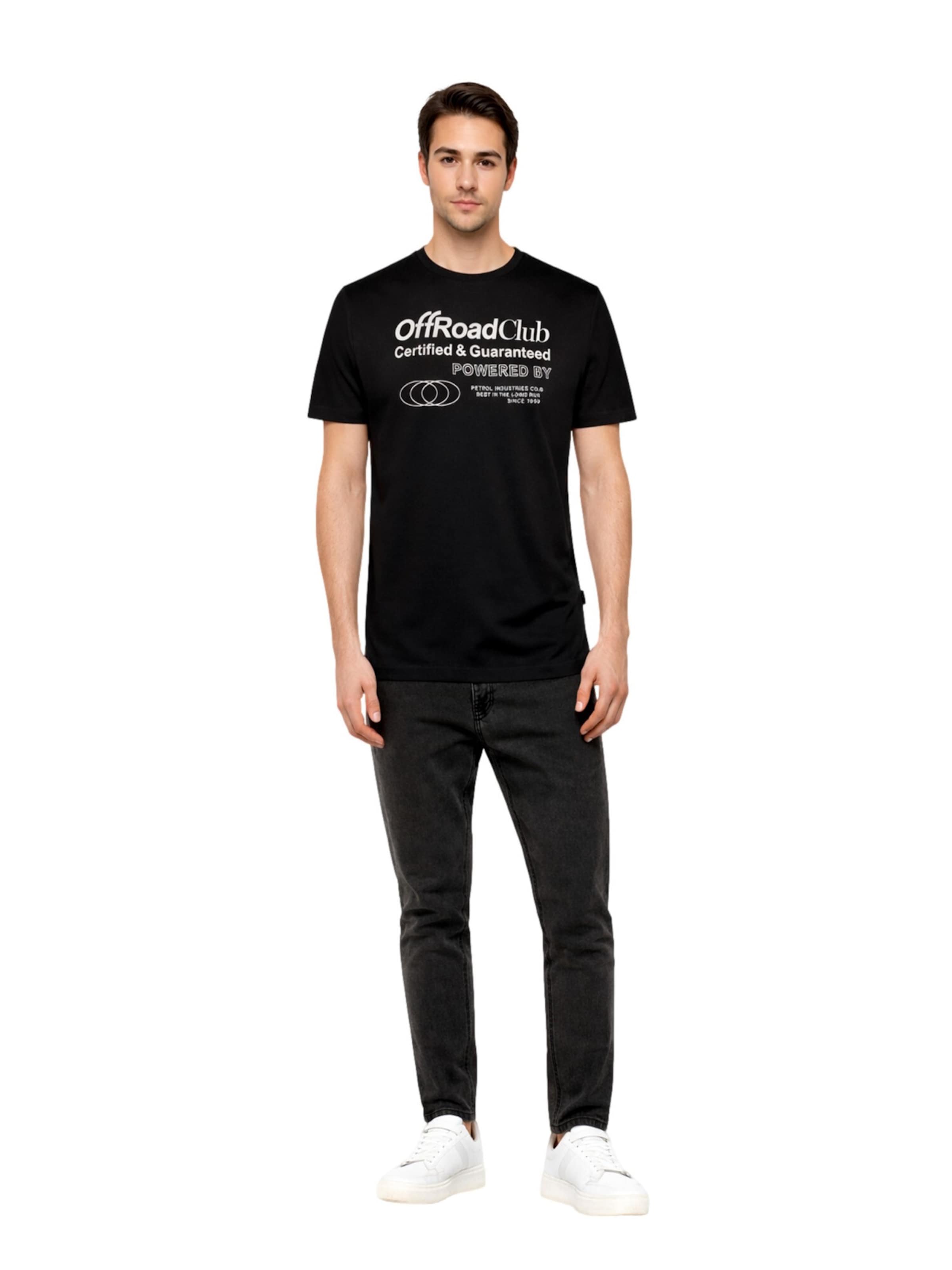 T-Shirt Petrol Industries en noir