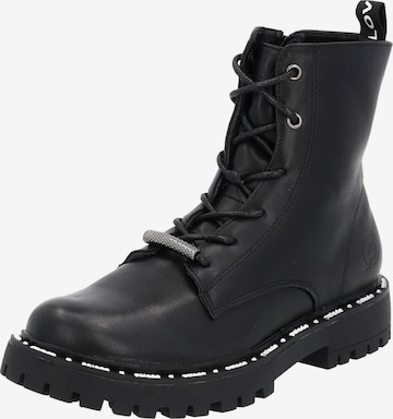 Palado Lace-Up Ankle Boots 'Sideros' in Black: front