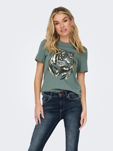 ONLY - Camiseta 'KITA' en verde: frente