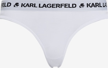 balta Karl Lagerfeld Moteriškos kelnaitės: priekis