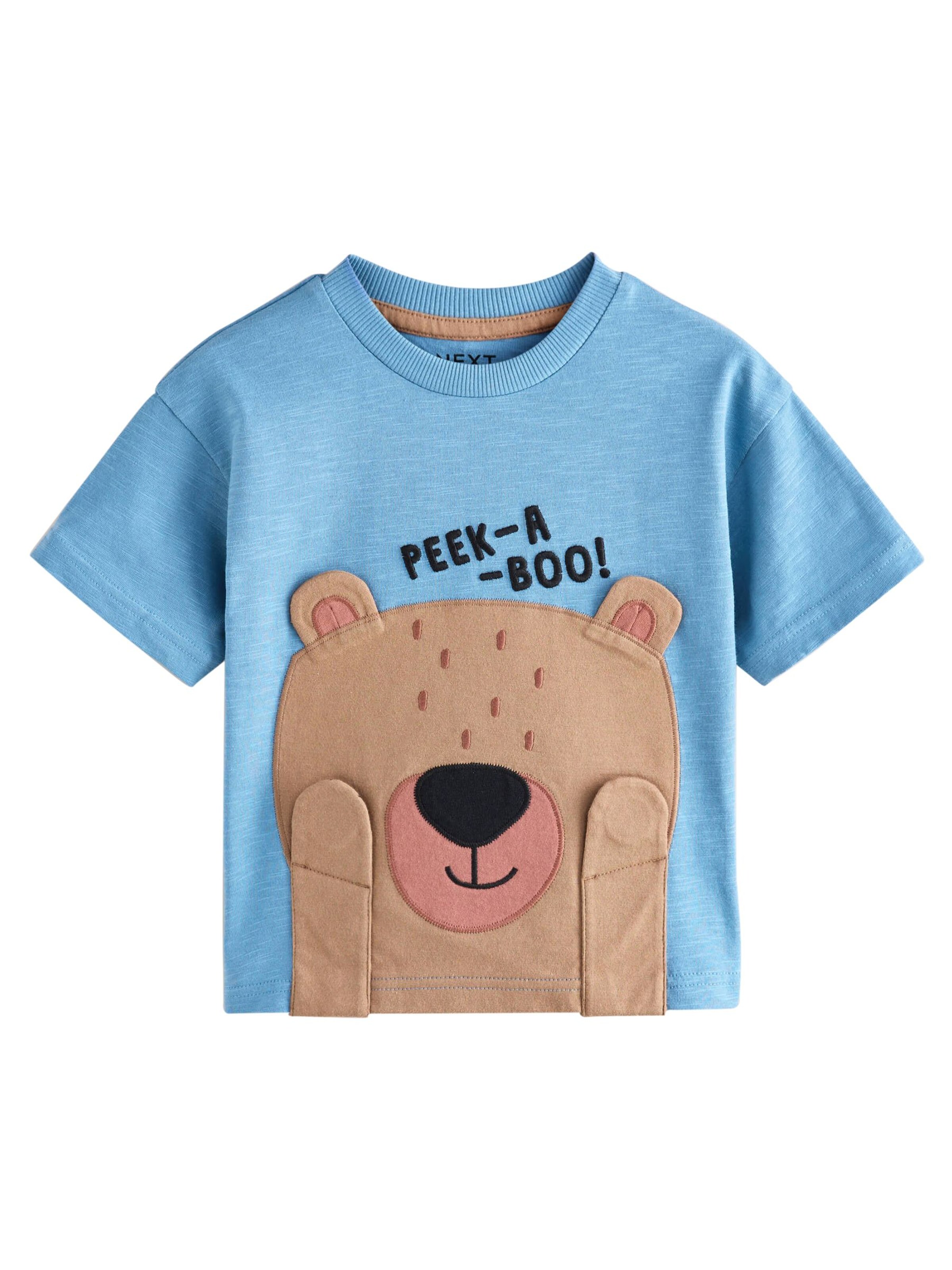 Next T-Shirt in Blau: Vorderseite