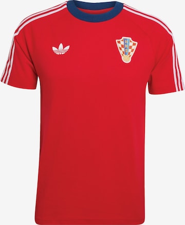 ADIDAS PERFORMANCE Performance shirt 'Kroatien' in Red: front