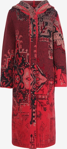 IVKO Knitted Coat in Orange: front