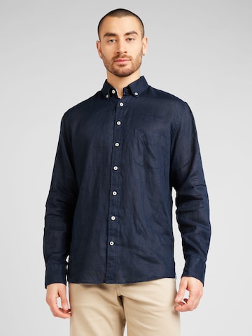 FYNCH-HATTON - Regular Fit Camisa em azul: frente