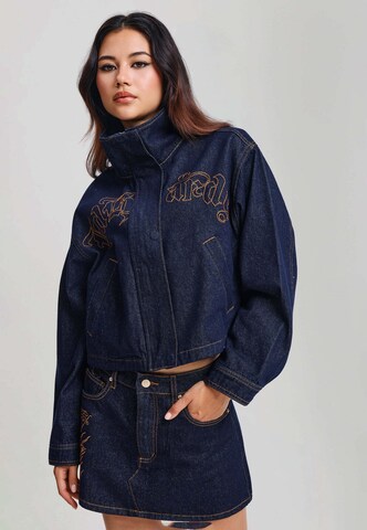 Gonna di Ed Hardy in blu: frontale