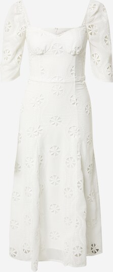 True Decadence Robe en blanc, Vue avec produit