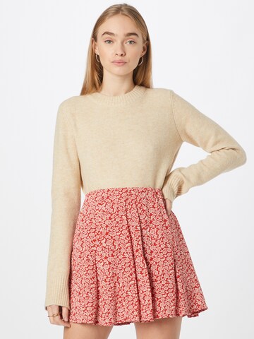 American Eagle Rok in Rood: voorkant