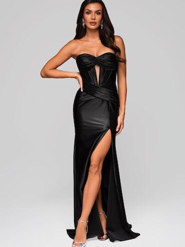 Ombre Abendkleid‌ in Schwarz