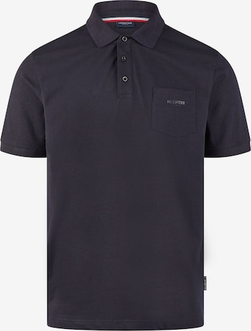 T-Shirt HECHTER PARIS en bleu : devant