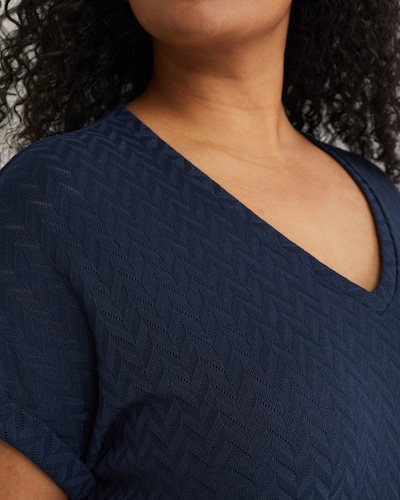 WE Fashion T-shirt i marinblå, Produktvy