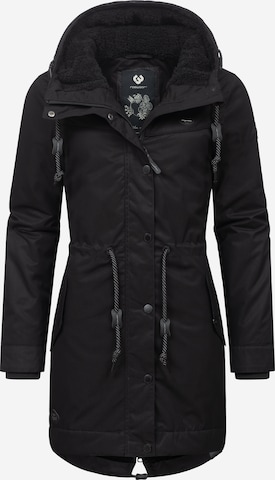 Parka d’hiver 'Canny' Ragwear en noir : devant