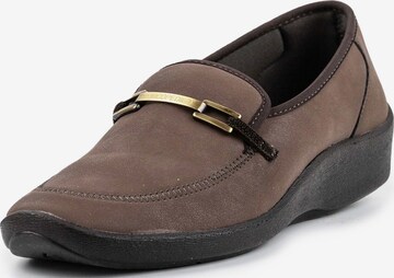 Arcopedico Moccasins in Brown: front