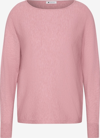 STREET ONE Dolman Pullover mit Boat Neck in Pink: Vorderseite
