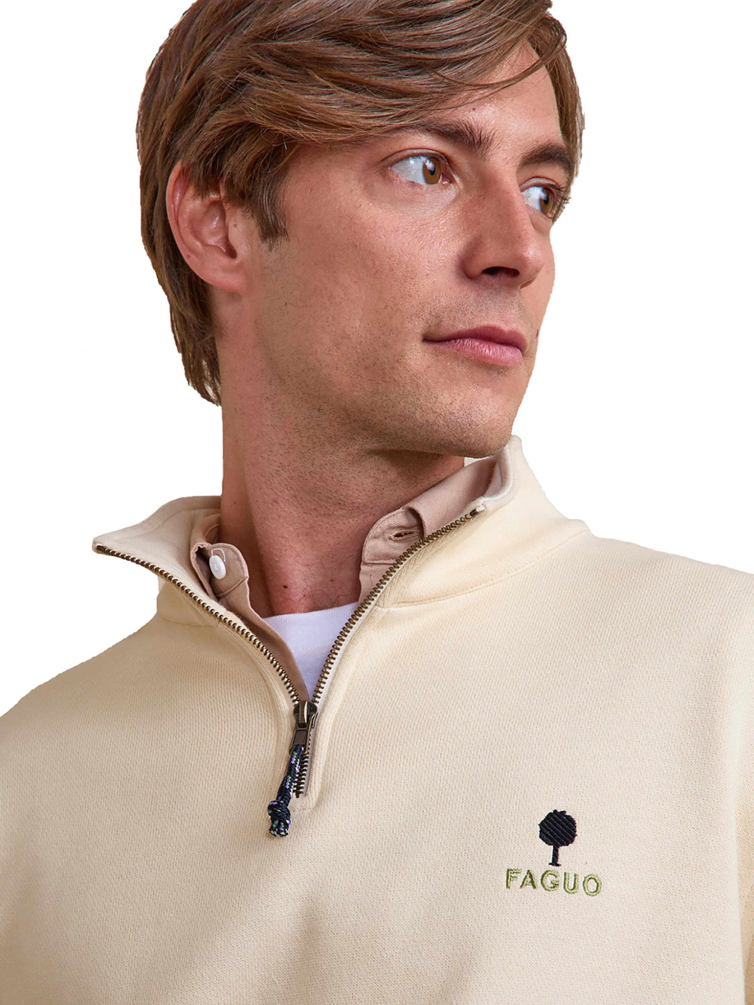 FAGUO Sweatshirt 'Amboise' in Beige