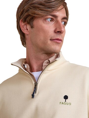 FAGUO Sweatshirt 'Amboise' in Beige