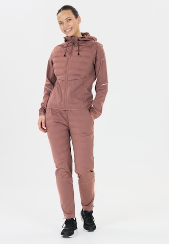 ENDURANCE Slimfit Sportbroek 'Eluna' in Rood