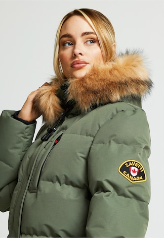 Cappotto invernale 'Goshawa' di Zavetti Canada in verde
