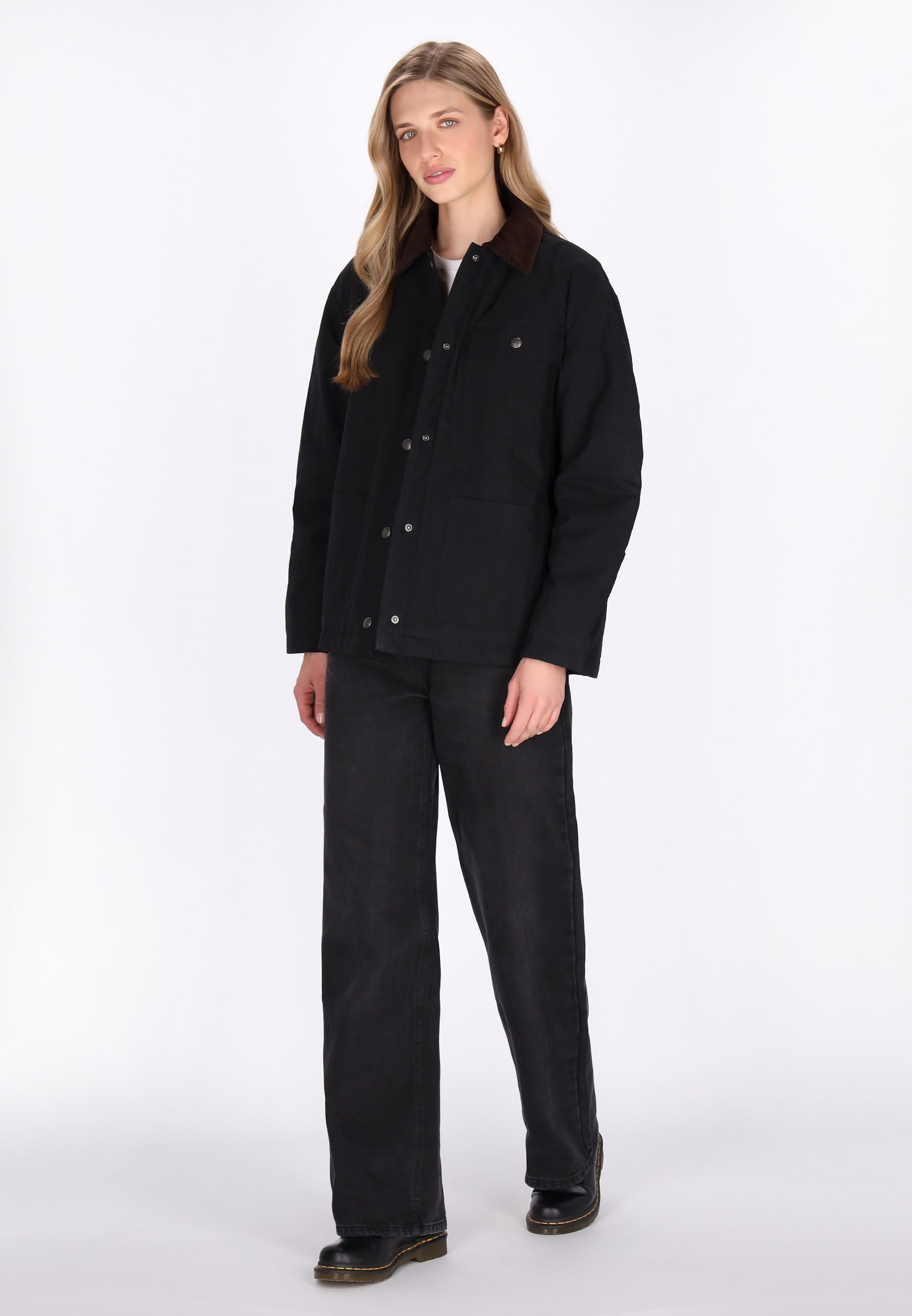 juoda DreiMaster Vintage Demisezoninė striukė