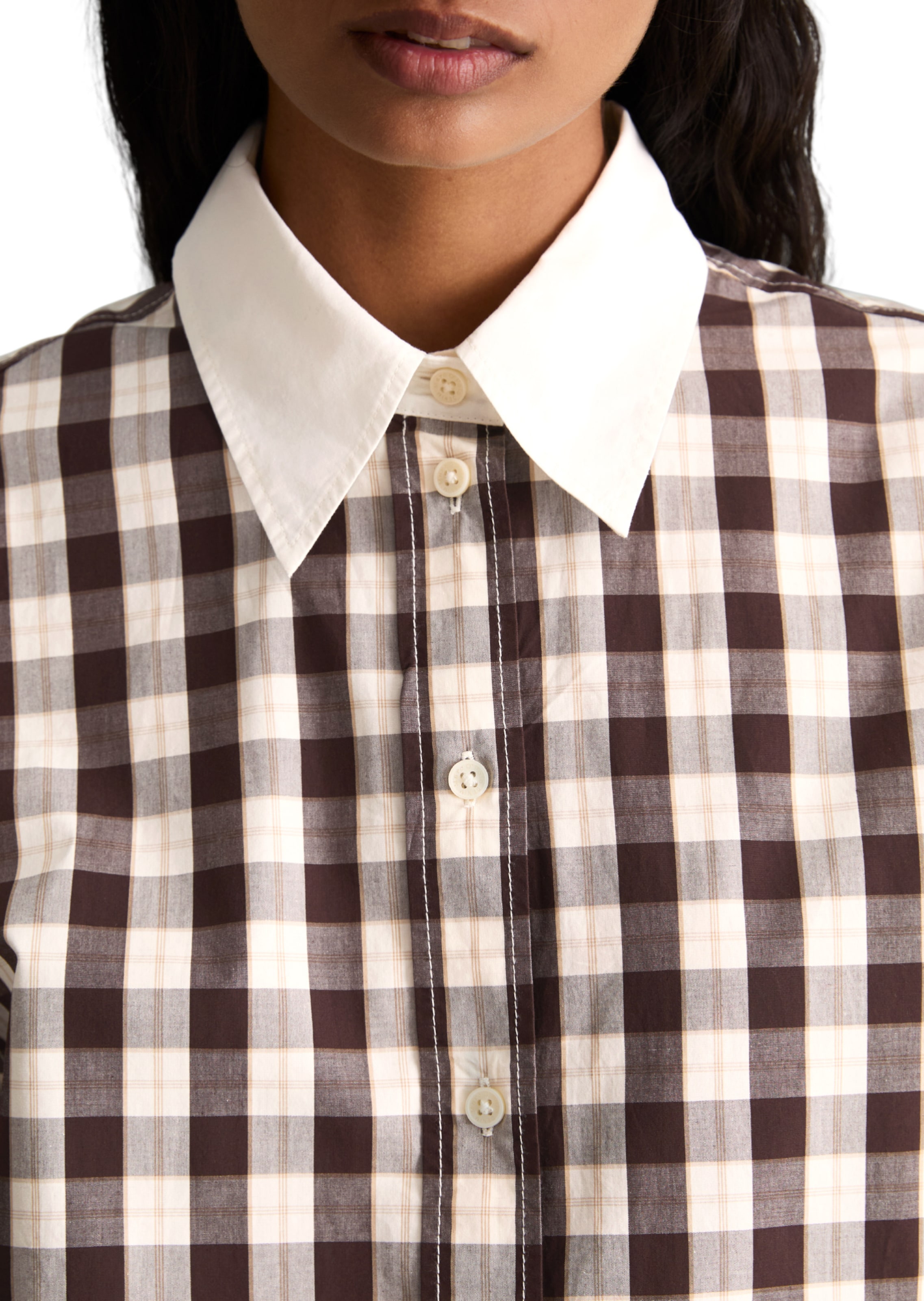 Marc O'Polo DENIM Bluse in Braun