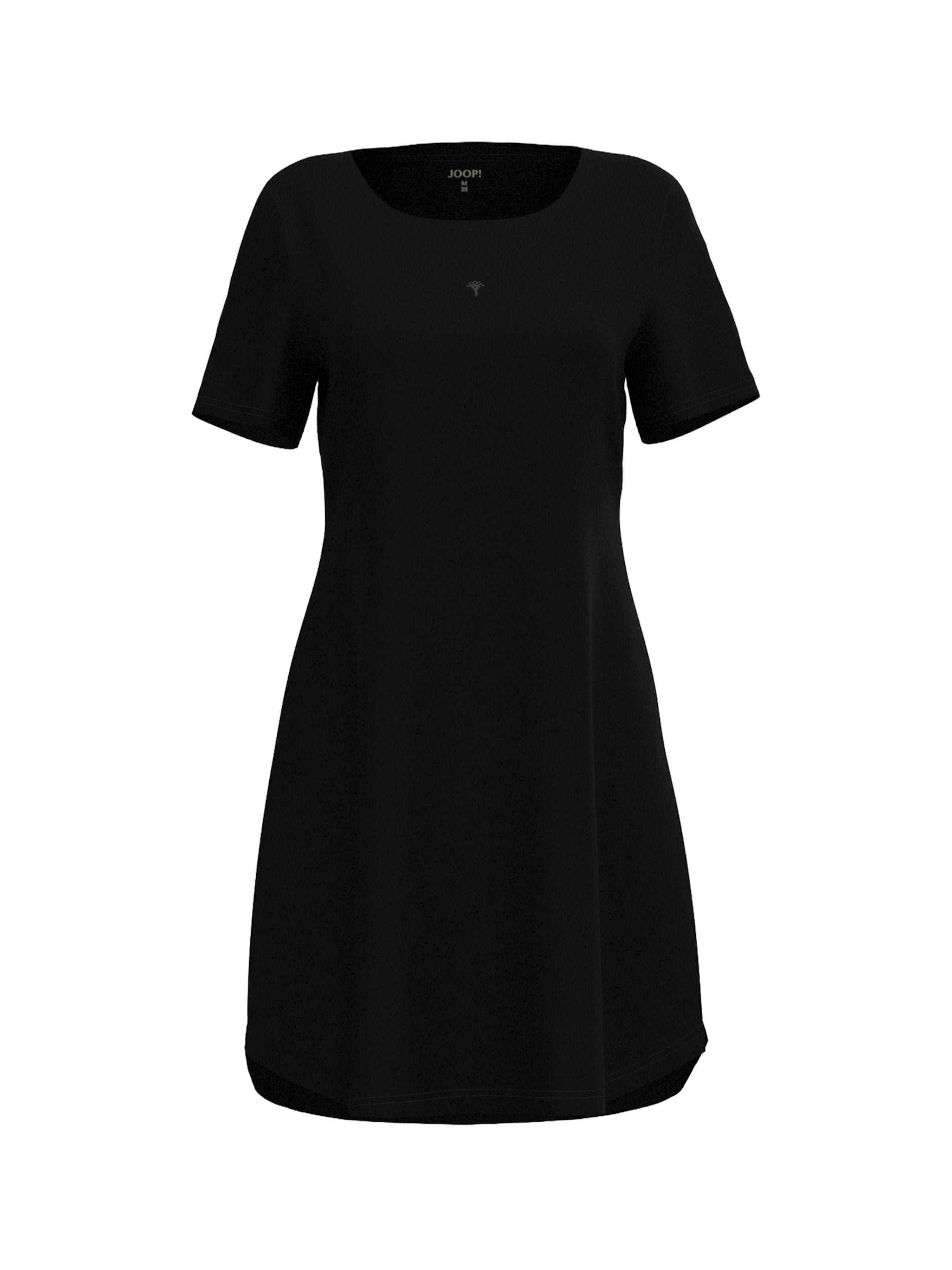 JOOP! Nachthemd &#x27;Cosy&#x27; in Zwart: voorkant