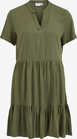 VILA - Vestido camisero 'Morose' en verde: frente