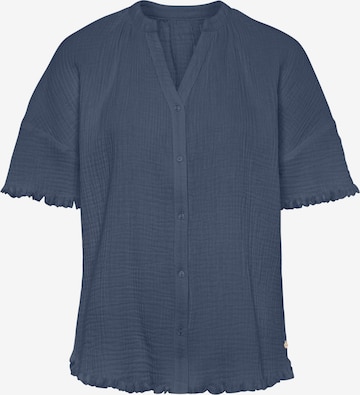 s.Oliver - Camisa de pijama em azul: frente