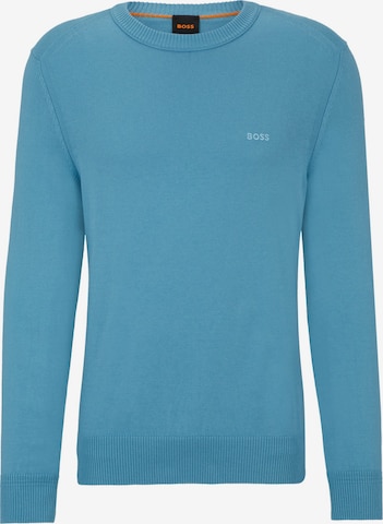 BOSS Orange Sweatshirt 'Asac C' in Blue: front