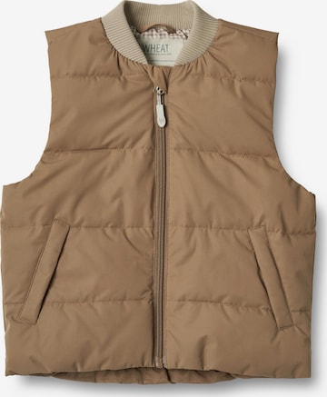Wheat Vest 'Andre' in Brown: front
