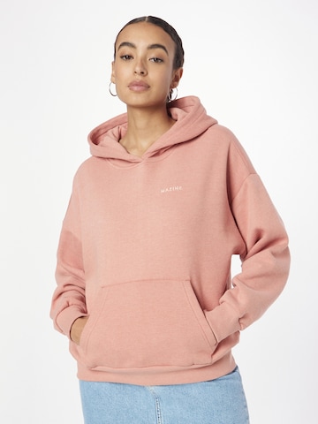 mazine Sweatshirt 'Emily ' i rosa: framsida