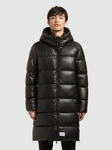 khujo Winterjas 'Emmet2' in Zwart: voorkant