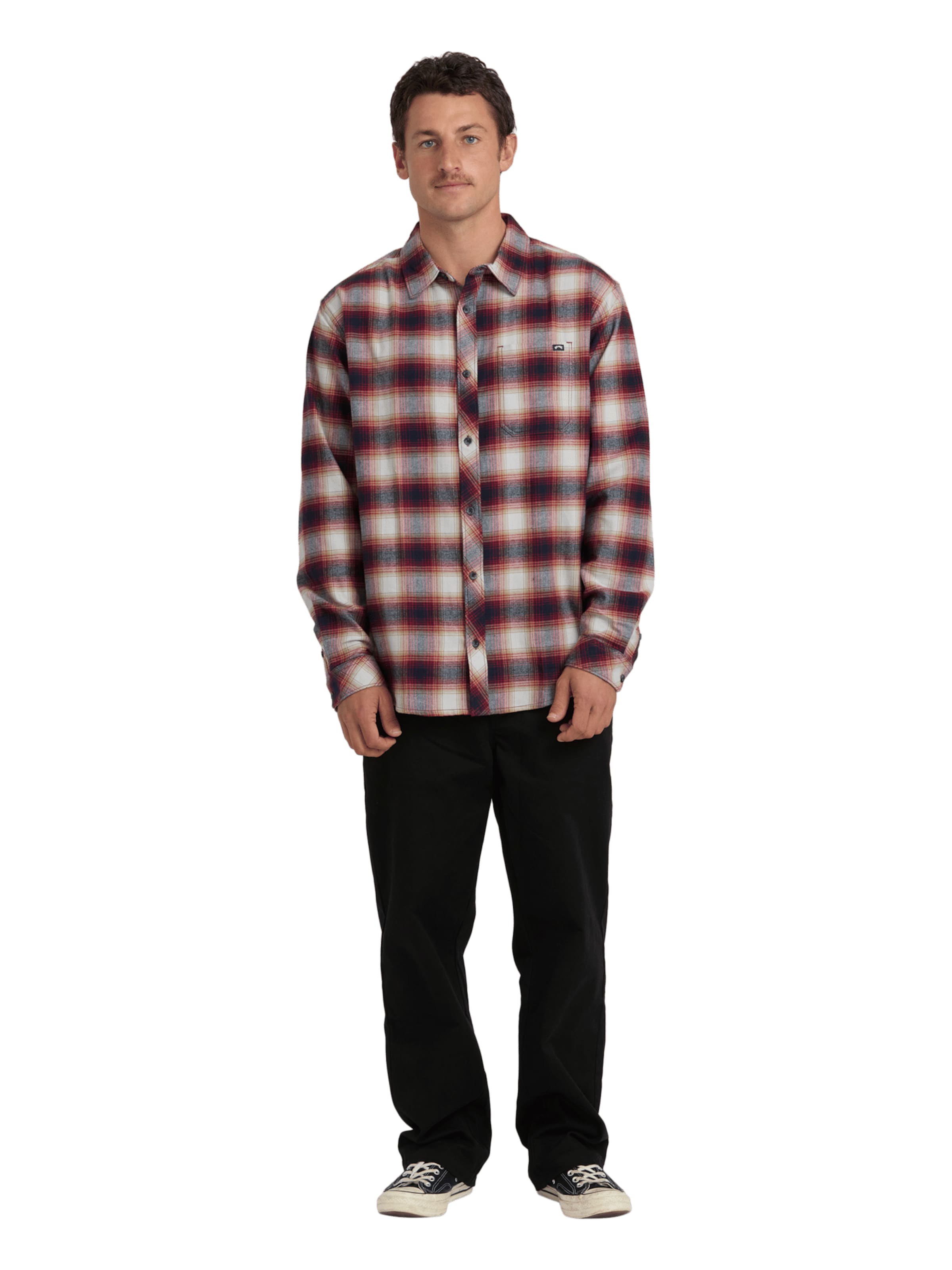 BILLABONG Regular fit Button Up Shirt 'Coastline' in Purple