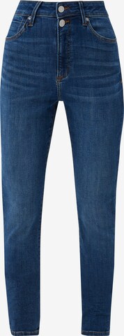 s.Oliver Slimfit Jeans in Blauw: voorkant