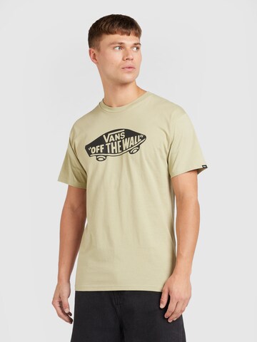 VANS Футболка 'CLASSIC' в Зеленый: спереди