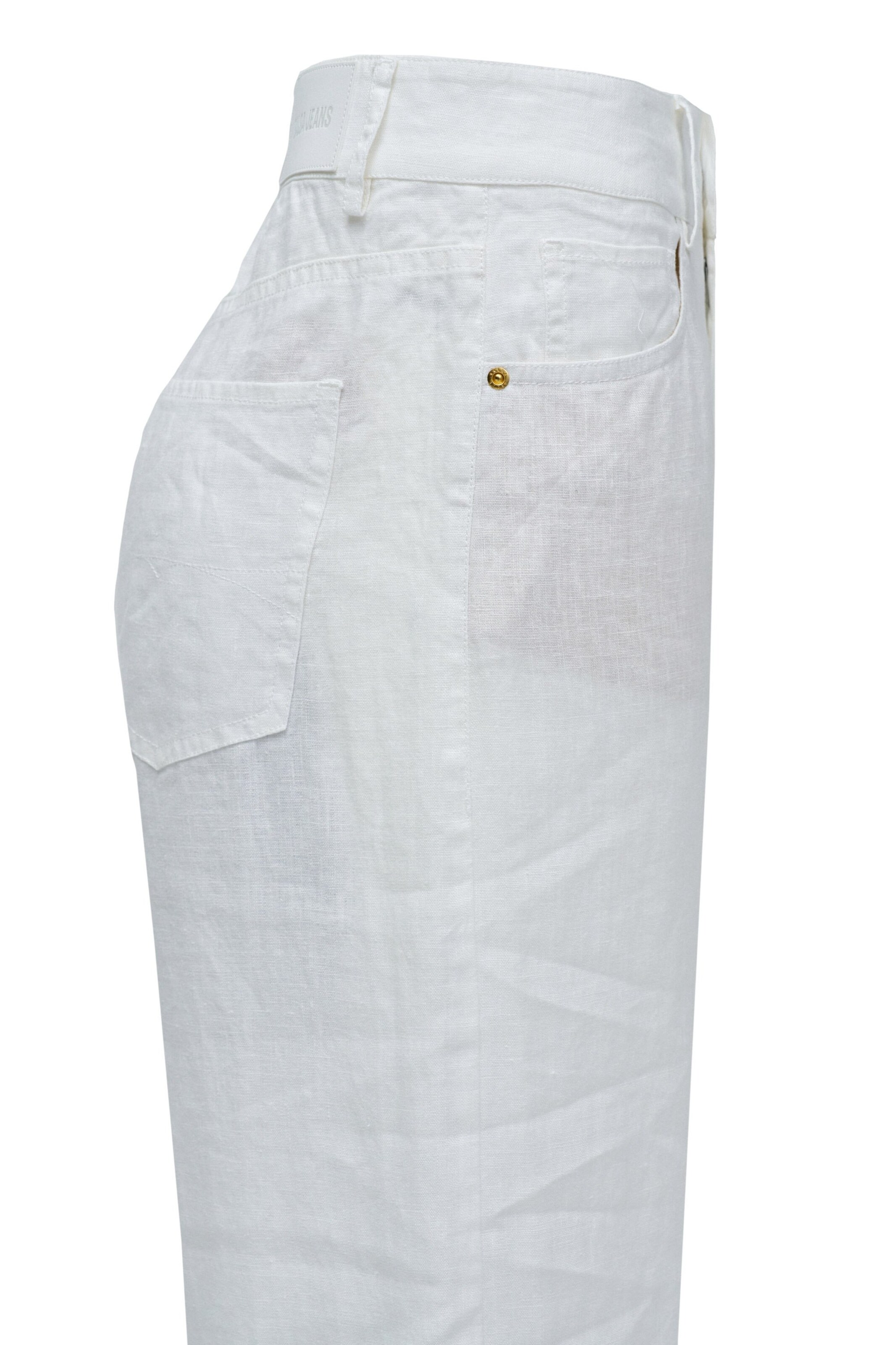 Salsa Jeans Wide leg Chino trousers in White