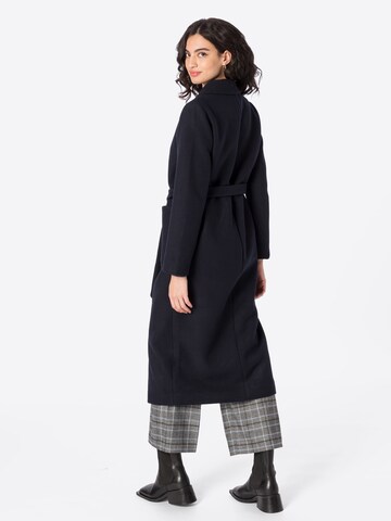 PIECES Between-seasons coat 'ALICA' in Blue