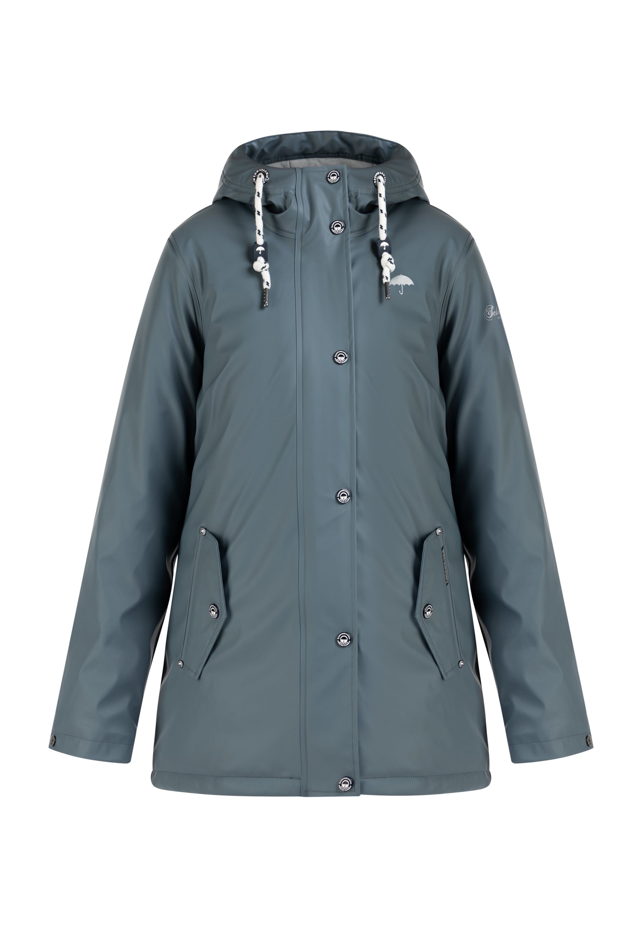 Veste fonctionnelle Schmuddelwedda en bleu : devant