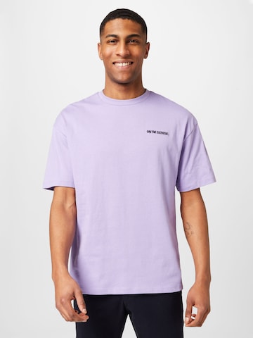 9N1M SENSE T-shirt i lila: framsida
