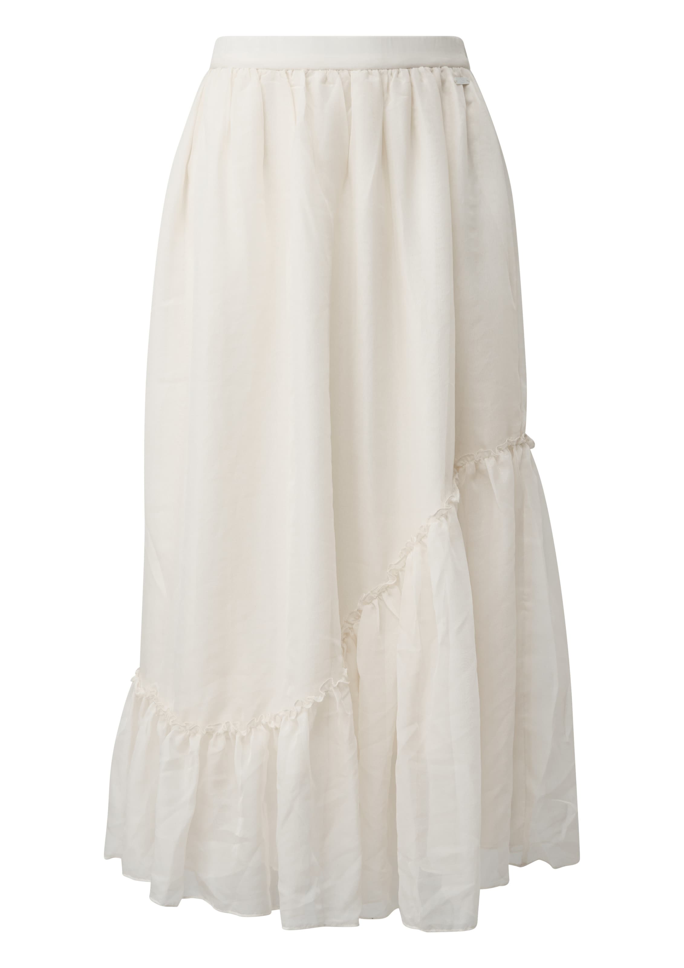QS Skirt in Beige: front